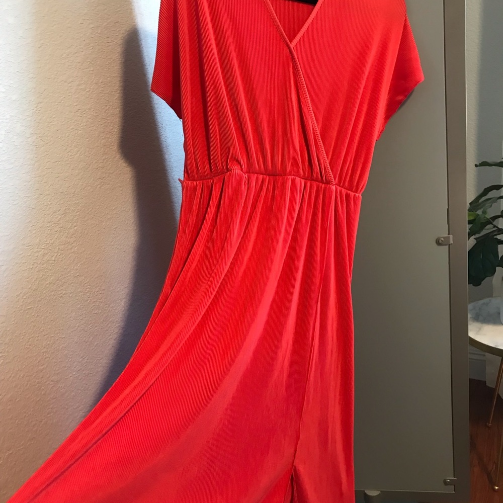 Burnt Orange Maxi Dress